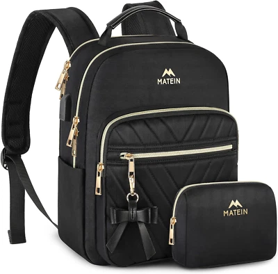 Rucksack Damen Klein, Elegant Schulrucksack Geldbeutel Set 2 in 1 Wasserdicht Ci - Bild 1 von 4
