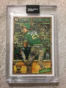 2020 Topps MARK MCGWIRE 1987 Topps Rookie #366 Project 2020 Oakland Athletics - Picture 1 of 3