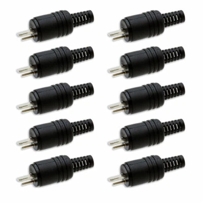 10 Lautsprecherstecker Audio 2 pin DIN Stecker Schraubbar Stecker Kabelanschluss - Bild 1 von 3