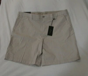 Men's "Marc Anthony" Size 42, Taupe, Luxury, Slim Fit, Stretch Waist Shorts - Picture 1 of 4