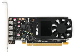 NVIDIA Quadro P1000 4GB GDDR5 Graphics Card - 4x Mini DP - Full Height - Picture 1 of 4
