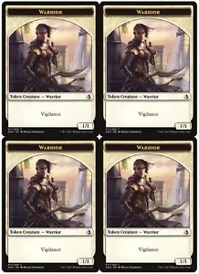 MTG Warrior Token x4 Amonkhet NM Playset - Bild 1 von 1