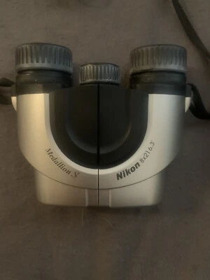 Nikon Medallion S Black & Silver Handheld 8x21 6.3 Degree Binocular For Nikon - Image 1 of 4