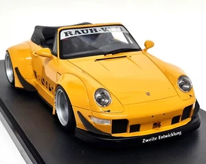 GTSpirit 1/18 - Porsche 911 993 RWB Nohra 2023 gelb Resin Scale Modellauto - Bild 1 von 10