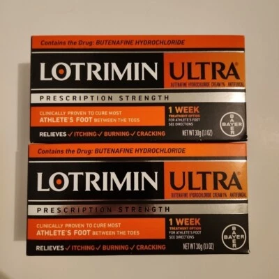 Crema antimicótica tratamiento Lotrimin Ultra 1 semana 1,1 oz caducidad 2027+ Foto 1 de 4