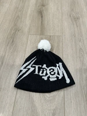 Gorro Stussy Skull Cap negro blanco esqueleto Foto 1 de 4
