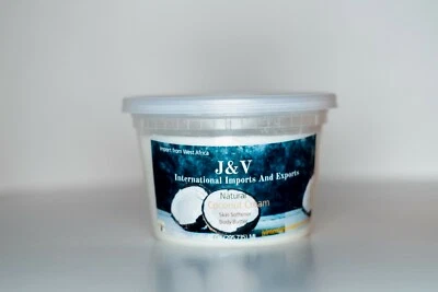 Увлажняющий крем с кокосовым маслом импортный J&V West African pure virgin — 10 унций - Изображение 1 из 2