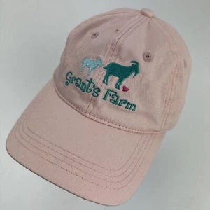 Grants Farm Girls Pink Ball Cap Hat Adjustable Baseball - Picture 1 of 5