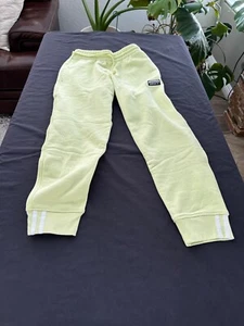 Adidas Womens D-R.Y V Sweat Pant ED7213, Yellow, Size S - Picture 1 of 7