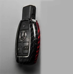 Funda Carcasa Llavero Control Remoto Fibra Carbono Para Mercedes Benz CLA CLS CLK GLK GLA GLC - Imagen 1 de 2