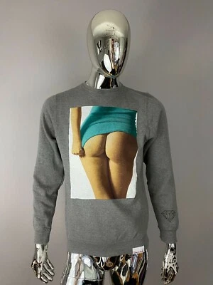 Diamond Supply Co. Gray Graphic Sweatshirt Size S - Imagem 1 de 4
