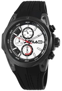 Orologio Fila Cronografo Cronometro da uomo Analogico Con Cinturino in Silicone - Foto 1 di 5