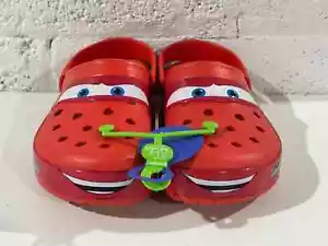 NEW Crocs Lightning McQueen Clog Disney Pixar Adult No Light up/Child Light up - Picture 1 of 14