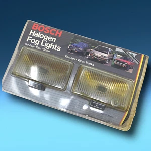 Vintage NEW Bosch Compass Series Halogen Fog Lights for Car Van Truck 22351C - Picture 1 of 5
