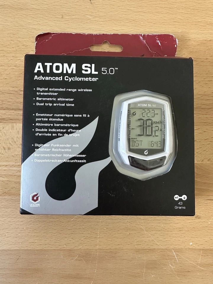 Blackburn Atom SL 5.0 Advanced Cyclometer New Open Box - Image 1 of 4