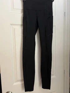 Lululemon Luxtreme Women Speed Up Tight LW5BMUS Black Size 2 - Picture 1 of 5