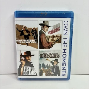OWN THE MOMENTS Butch Cassidy / Comancheros / Fistful Dollars Blu-Ray 2012 Set - Foto 1 di 4