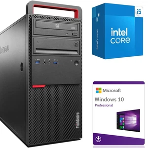 Komputer stacjonarny LENOVO ThinkCentre M900 Tower I5-6500 8GB 256GB SSD W10 A KL - Zdjęcie 1 z 10