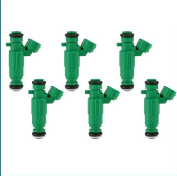 6x Fuel Injectors For 2003-2008 Hyundai Tiburon 2005-2010 Kia Sportage 2.7L V6 Foto 1 de 4