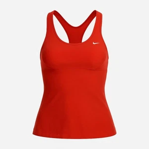 Nike Fit Dry Damen Large 12-14 Racerback Tank Top rot integrierter BH - Bild 1 von 8