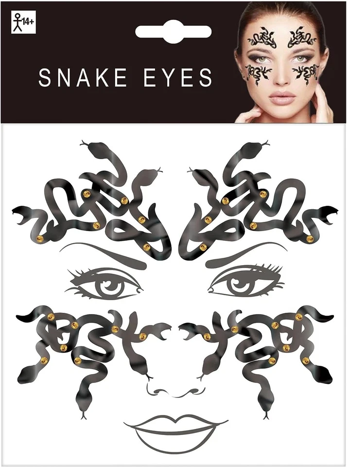 Kit Ojo de Serpiente Traje Tú mismo Elegante Vestir Halloween Adulto Disfraz Accesorio Foto 1 de 1