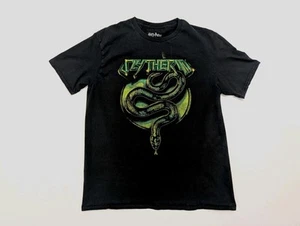 Harry Potter Slytherin T-Shirt Herren S Schwarz Rock Logo Snake Cunning Ambition - Bild 1 von 5
