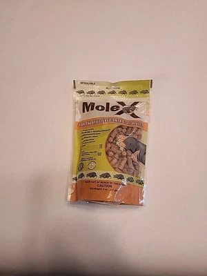 Pellets de control MoleX Effective Mole Killer 8 oz. Pack de 2 ambientalmente seguros Foto 1 de 2