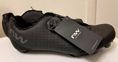 Zapatos de ciclismo Northwave Rebel 3 para hombre MTB EE. UU. 8,5 Euro 41 (9419-21) en negro Foto 1 de 4
