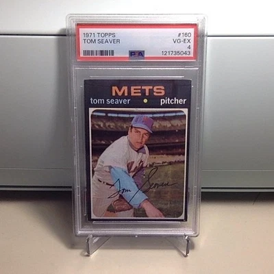 Topps Baseball #160 1971 Tom Seaver graduado PSA 4 - en muy buena condición-excelente Foto 1 de 2