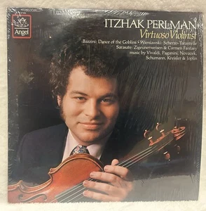Itzhak Perlman Virtuoso Violinist LP Angel In Shrink Wrap & Vinyl In Plastic - Foto 1 di 7