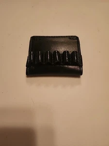 Don Hume 6 Cartridge Holder Black Leather D 406-1 D2283 - Picture 1 of 4