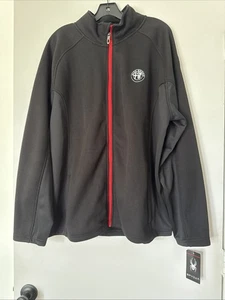 Alfa Romeo Embroidered Logo  Softshell Jacket  MENS Black 2XL  Spyder Brand NWT - Picture 1 of 15