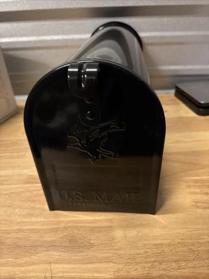 Gibraltar Elite Post-Mount Architectural Mailbox Black Steel Medium E1100BAM - Image 1 of 4