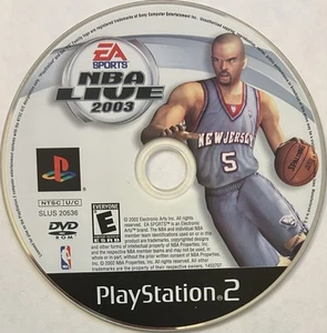 NBA Live 2003 (Sony PlayStation 2, PS2) SOLO DISCO | NO TRACKING | M5377 - Foto 1 di 1