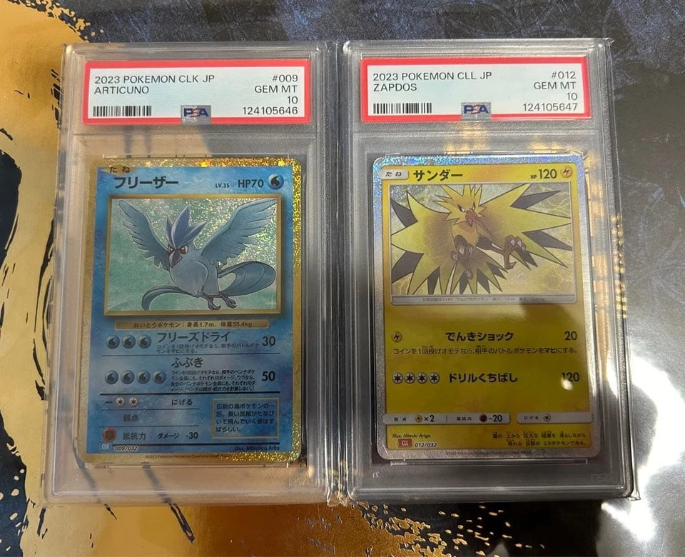 Pokemon Trading Card PSA10 Thunder Zapdos Freezer Classic Card Collectible - Image 1 of 2