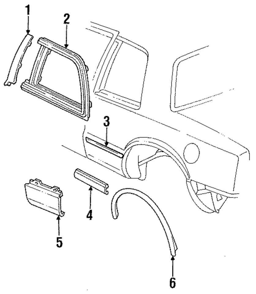 Подлинное четверть стекла GM 20687440 - Изображение 1 из 1