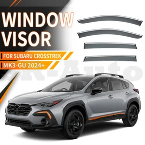 For Subaru Crosstrek GU 2024-2025 Window Visors Deflectors Rain/Sun/Wind Guards - Bild 1 von 7