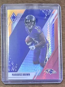 2021 Phoenix Football Fire Burst Marquise Brown #9 Ravens - Picture 1 of 1