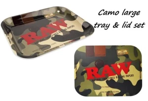 Bandeja Rodante Camuflaje RAW 28 x 34 cm Grande Camuflaje Bandeja Magnética Juego Tapa - Imagen 1 de 4