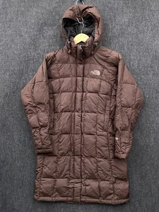 The North Face 600 Goose Down Fill Puffer Jacket Parka Womens XS Brown Winter - Picture 1 of 24