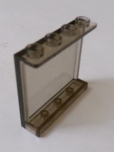 Lego x1 Transparent Black 1x4x3 Wall Panel, Side Supports, 87543 (028-326) - Picture 1 of 1