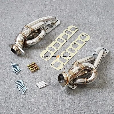 Shorty Exhaust Headers Manifold for Dodge Ram 1500 2500 3500 2003-08 5.7L HEMI - Image 1 of 4