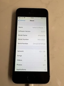 Apple iPhone 5s 16GB Unlocked 4G LTE Smartphone good Condition Grey - Picture 1 of 2