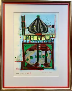 Friedensreich Hundertwasser- homo humus come va 10001 nights - 76 x 96 cm - Bild 1 von 4