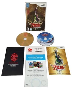 Wii: THE LEGEND OF ZELDA: SKYWARD SWORD !! Complete w/Manual, Inserts, Music CD - Picture 1 of 5
