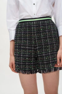 Claudie Pierlot Women's Shorts Size 36 FR / S Tweed CFPSH00044 - Picture 1 of 13