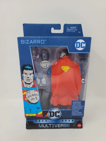 DC Multiverse Bizarro El-Kal Reverse Superman Kal-El No 1 6-inch Action Figure Cover