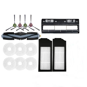 For ECOVACS DEEBOT X1 TURBO/OMNI Robotic Sweeper Roller Side Brushes Filter Kit - Picture 1 of 18