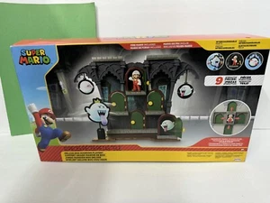 Nintendo Super Mario Deluxe Boo Mansion Playset 10 Pieces NEW GU2 - Picture 1 of 2