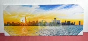 Chicago City Skyline Gallery Wrapped Canvas Wall Print Picture 16"x40" #8 - Picture 1 of 10
